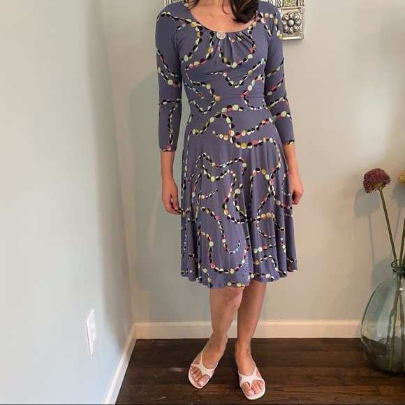 Boden Polka Dot Dress size 4 - Picture 2 of 9